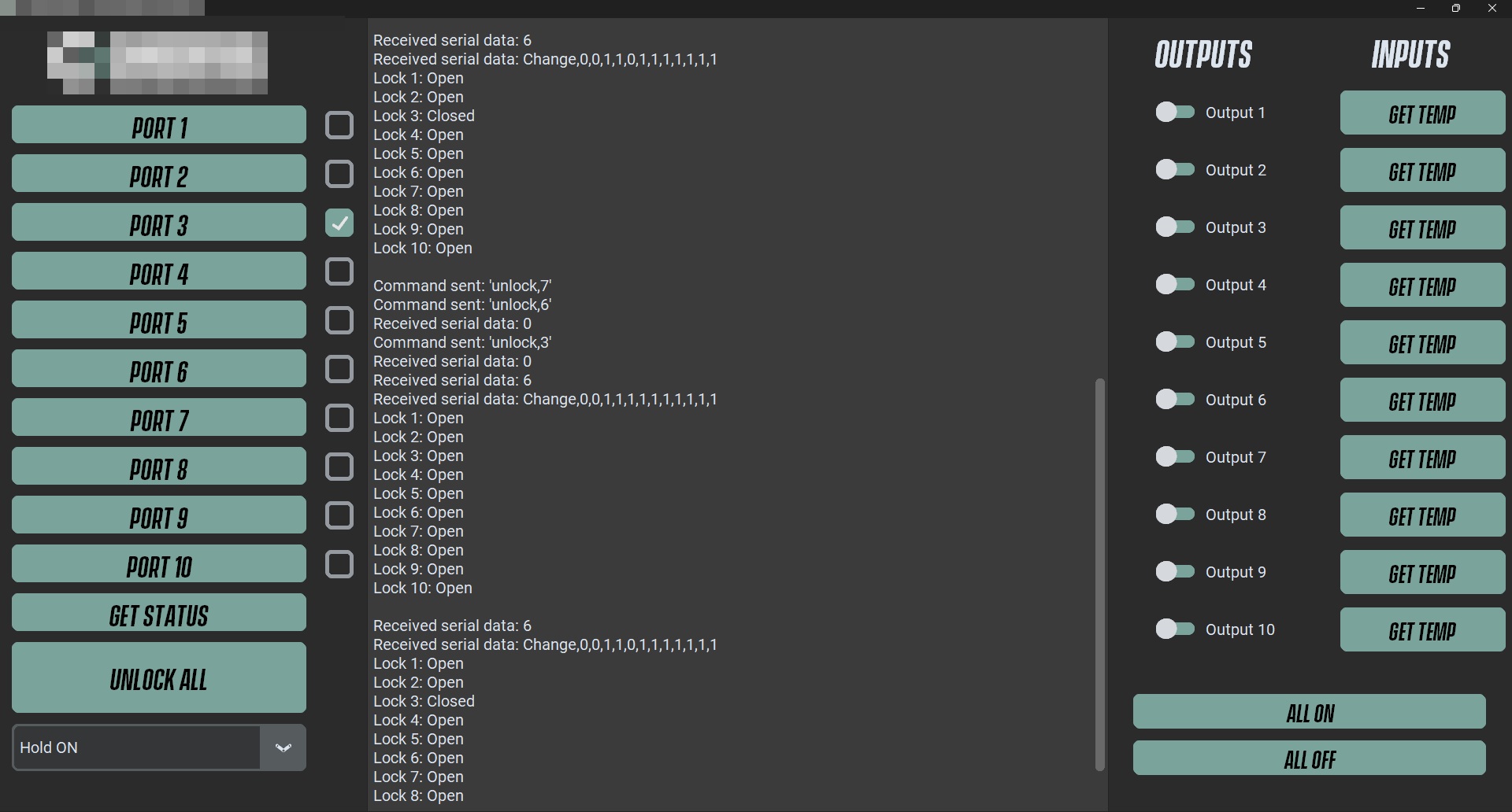 USB & Network Control Demonstration Tool